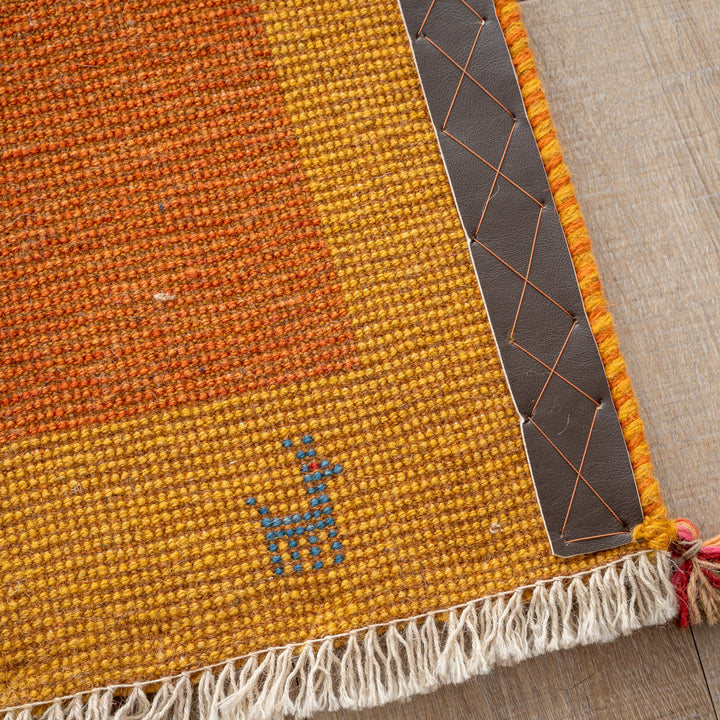 ギャッベ ペルシャ手織り絨毯 玄関マット 55×76cm – Persiadirect