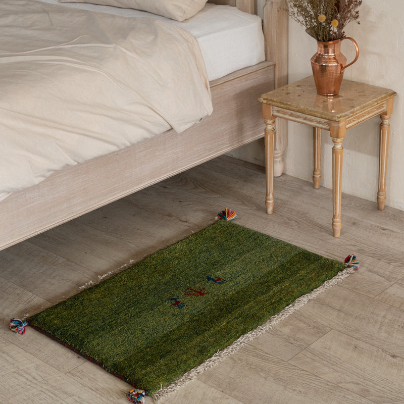 ギャッベ ペルシャ手織り絨毯 玄関マット 50×80cm – Persiadirect