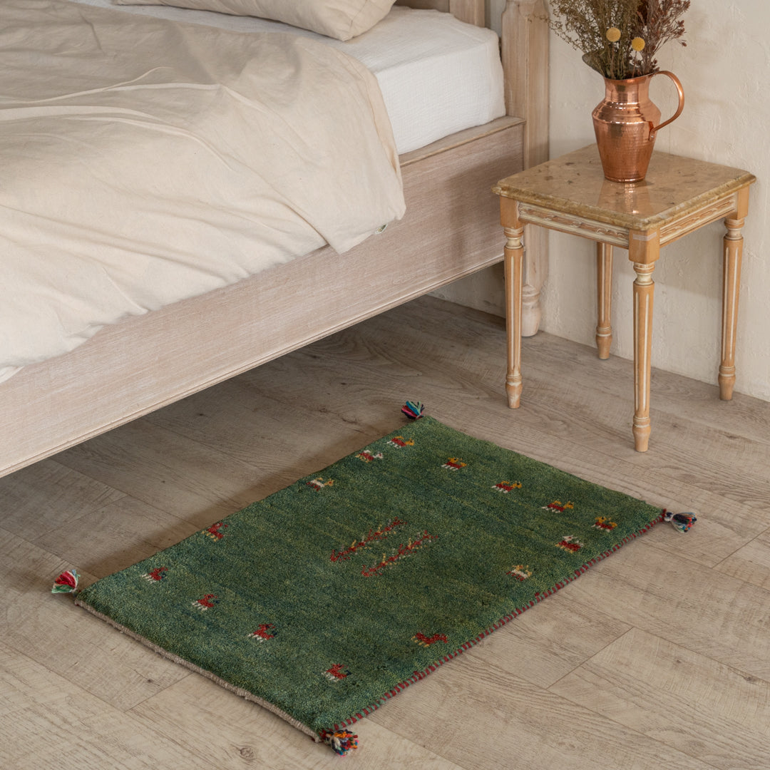 ギャッベ ペルシャ手織り絨毯 玄関マット 55×76cm – Persiadirect