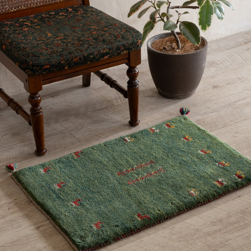 ペルシアギャッベ手織り絨毯玄関マット ギャッベ ペルシャ手織り絨毯 玄関マット 55×76cm – Persiadirect