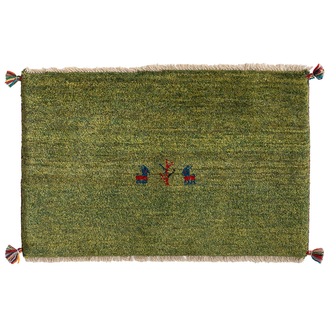 ギャッベ ペルシャ手織り絨毯 玄関マット 52×79cm – Persiadirect