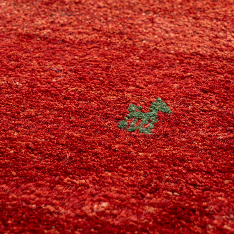 ギャッベ　ペルシャ手織り絨毯　座布団　41×40cm