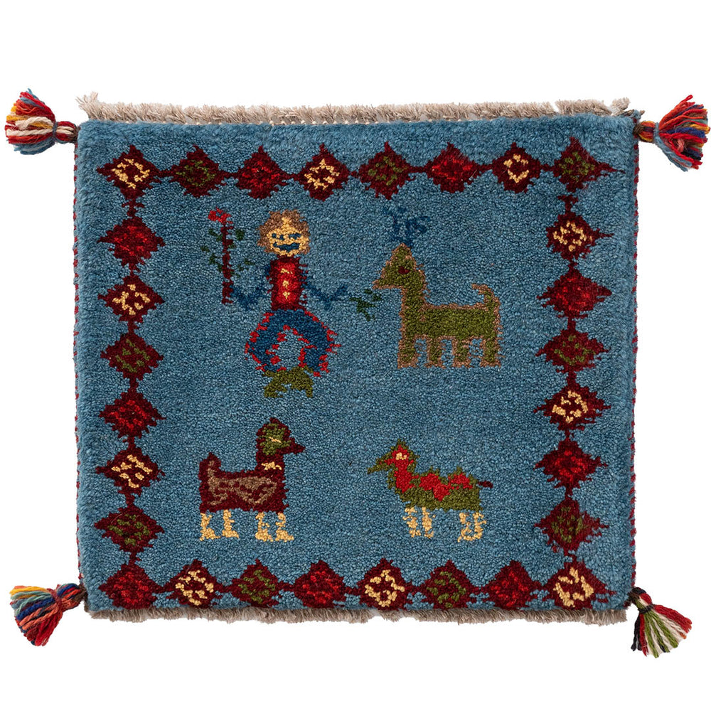 MS13476 ペルシャ手織りギャッベ 座布団 – Persiadirect