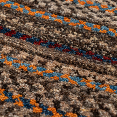 ギャッベ　ペルシャ手織り絨毯　座布団　44×42cm