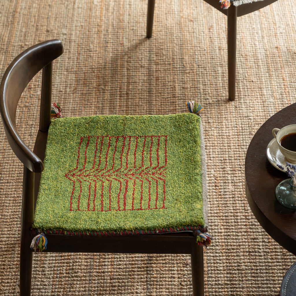 ギャッベ ペルシャ手織り絨毯 座布団 45×45cm – Persiadirect