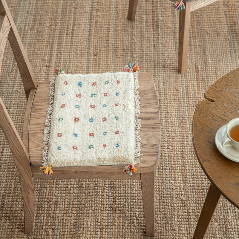 ギャッベ ペルシャ手織り絨毯 座布団 42×30cm – Persiadirect