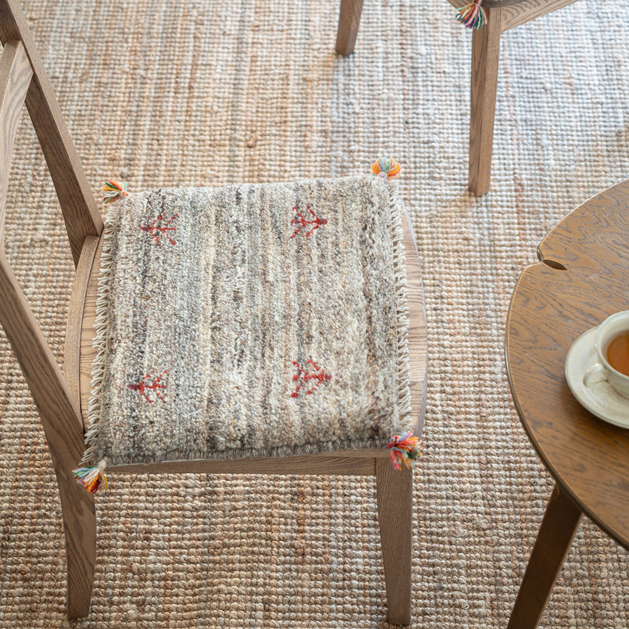 ペルシャ手織りギャッベ 約40×40cm 1枚 – Persiadirect