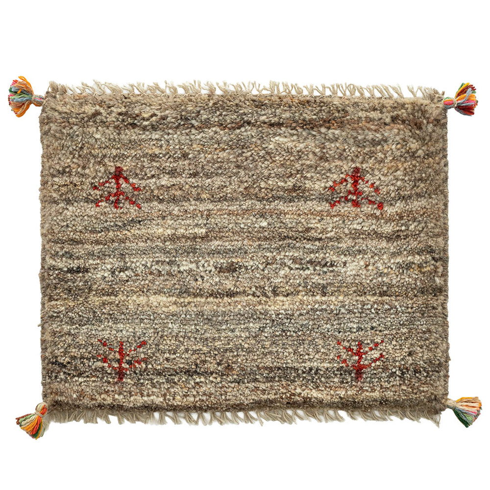 ペルシャ手織りギャッベ 約40×40cm 1枚 – Persiadirect