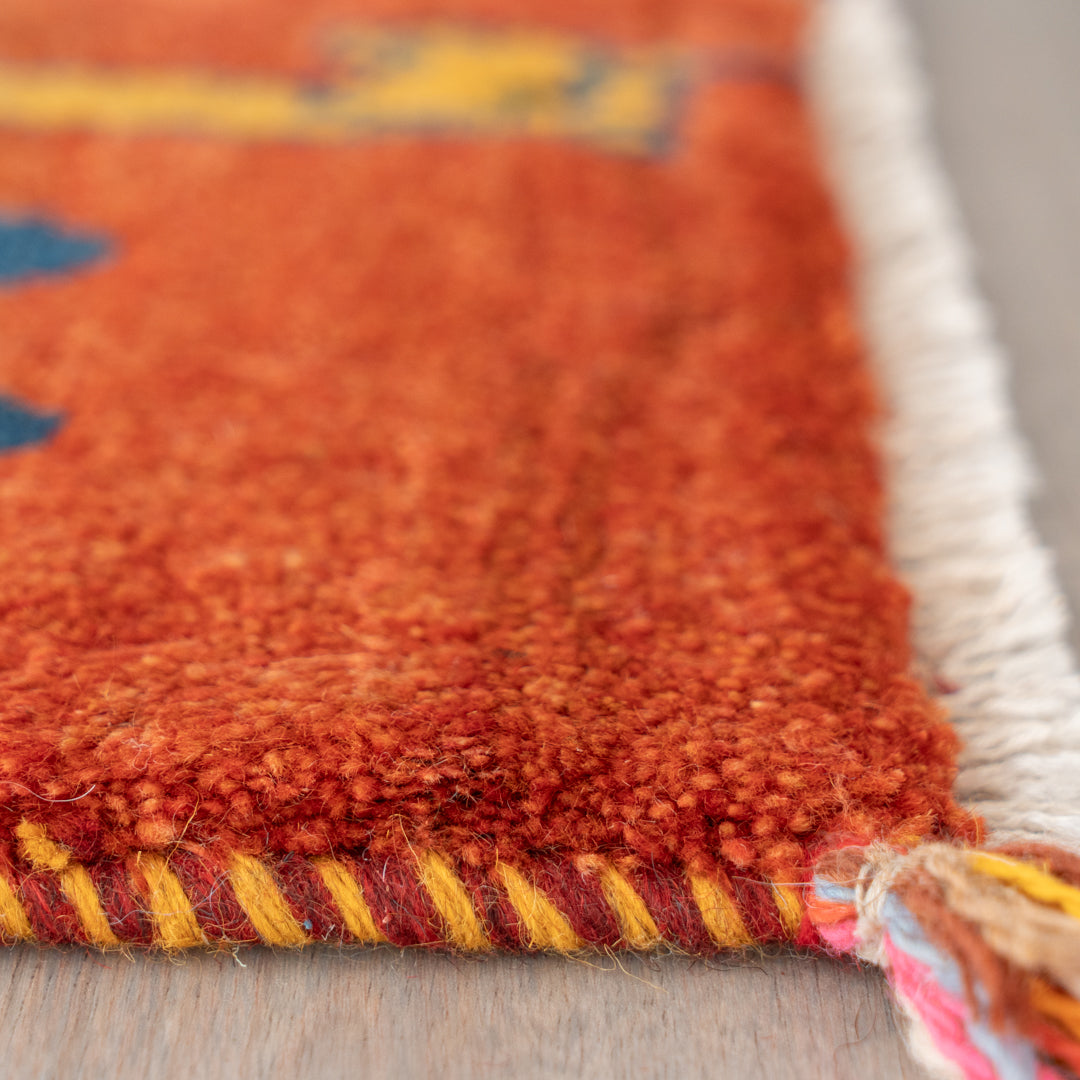 ギャッベ ペルシャ手織り絨毯 座布団 39×40cm – Persiadirect