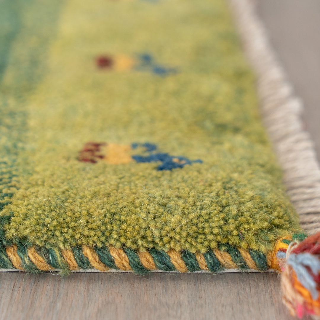 ギャッベ ペルシャ手織り絨毯 座布団 45×43cm – Persiadirect