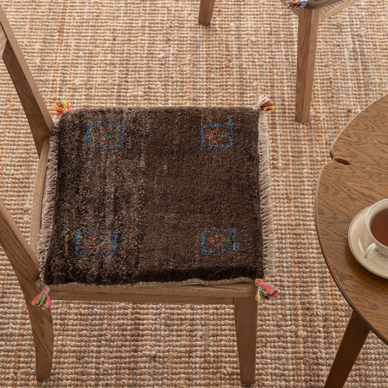 ギャッベ ペルシャ手織り絨毯 座布団 45×42cm – Persiadirect