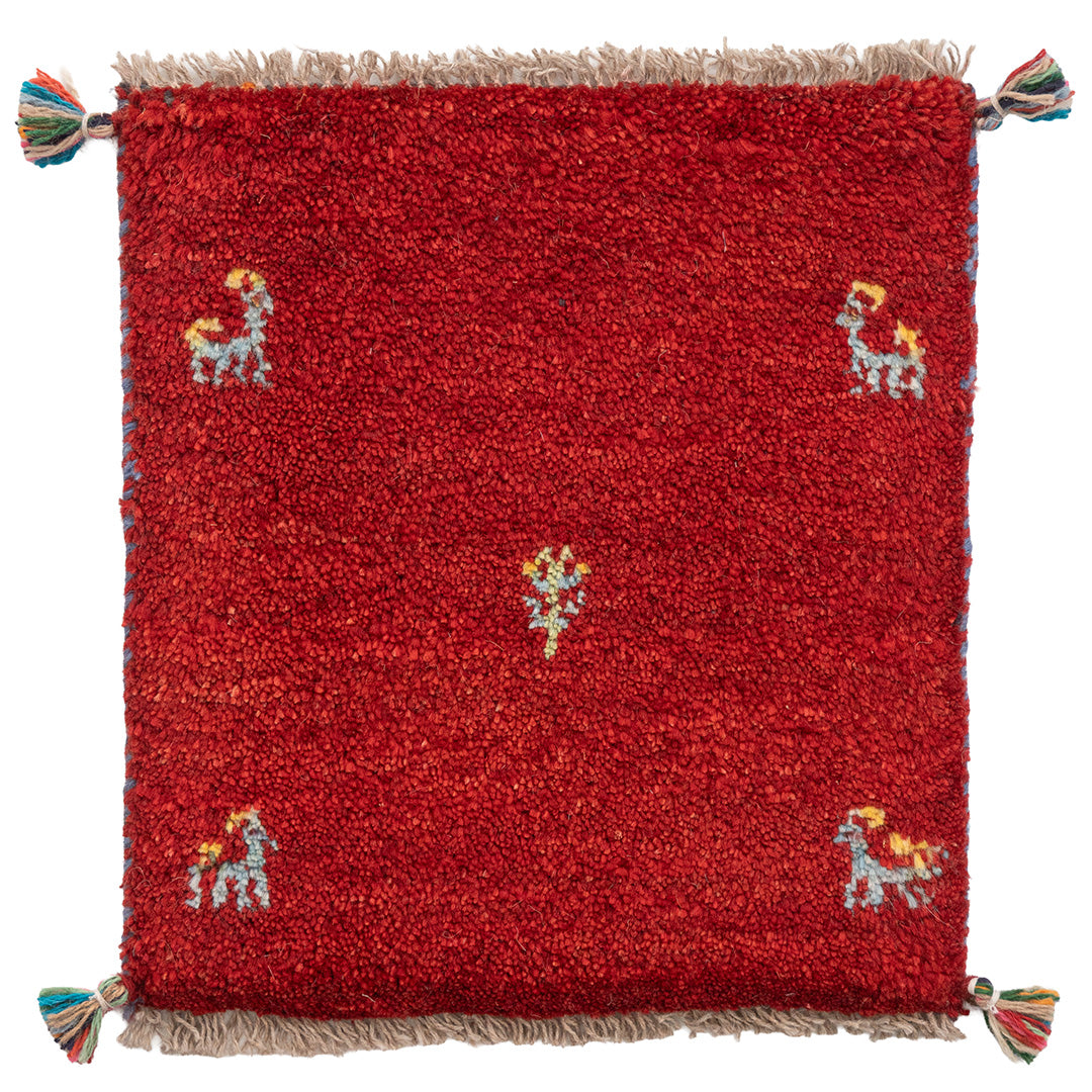 ギャッベ ペルシャ手織り絨毯 座布団 38×42cm – Persiadirect