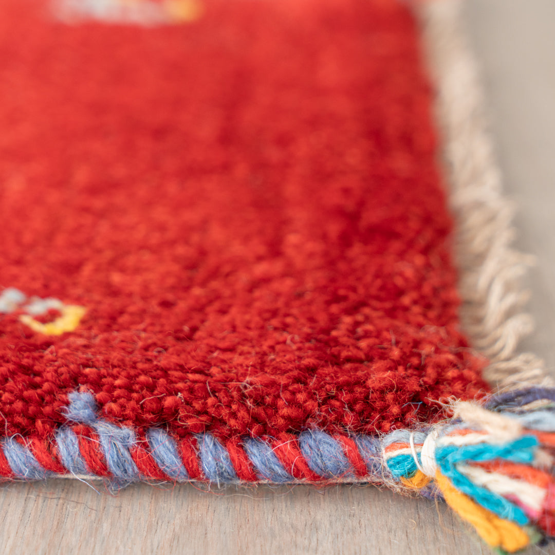 ギャッベ ペルシャ手織り絨毯 座布団 38×42cm – Persiadirect