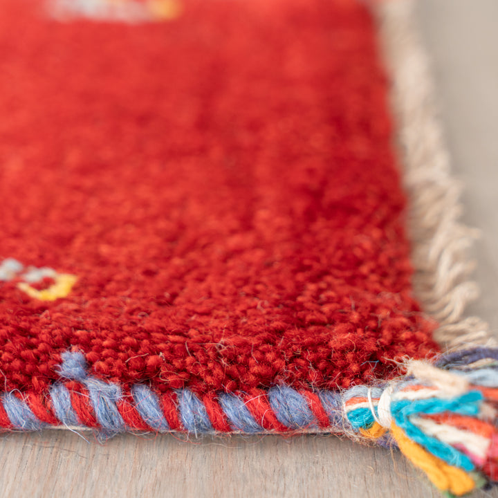 ギャッベ ペルシャ手織り絨毯 座布団 38×42cm – Persiadirect