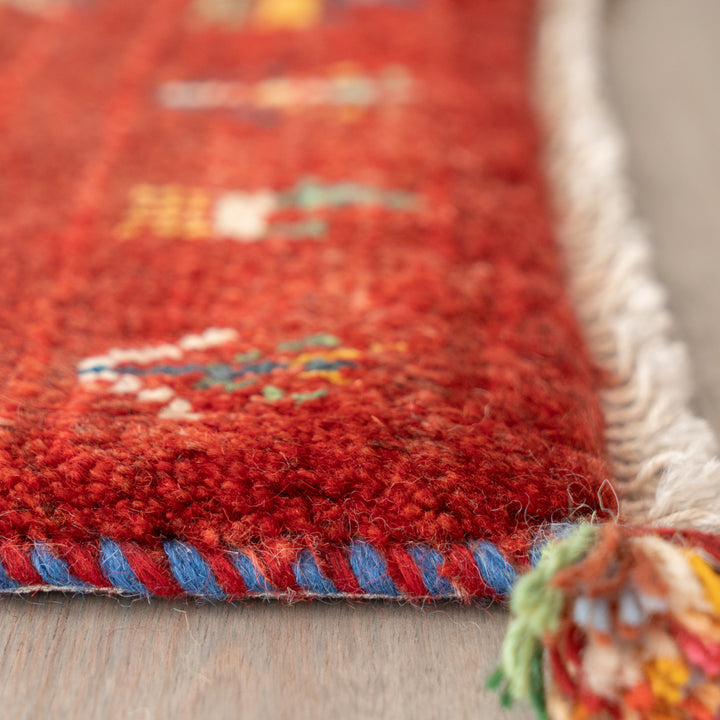 ギャッベ ペルシャ手織り絨毯 座布団 42×42cm – Persiadirect