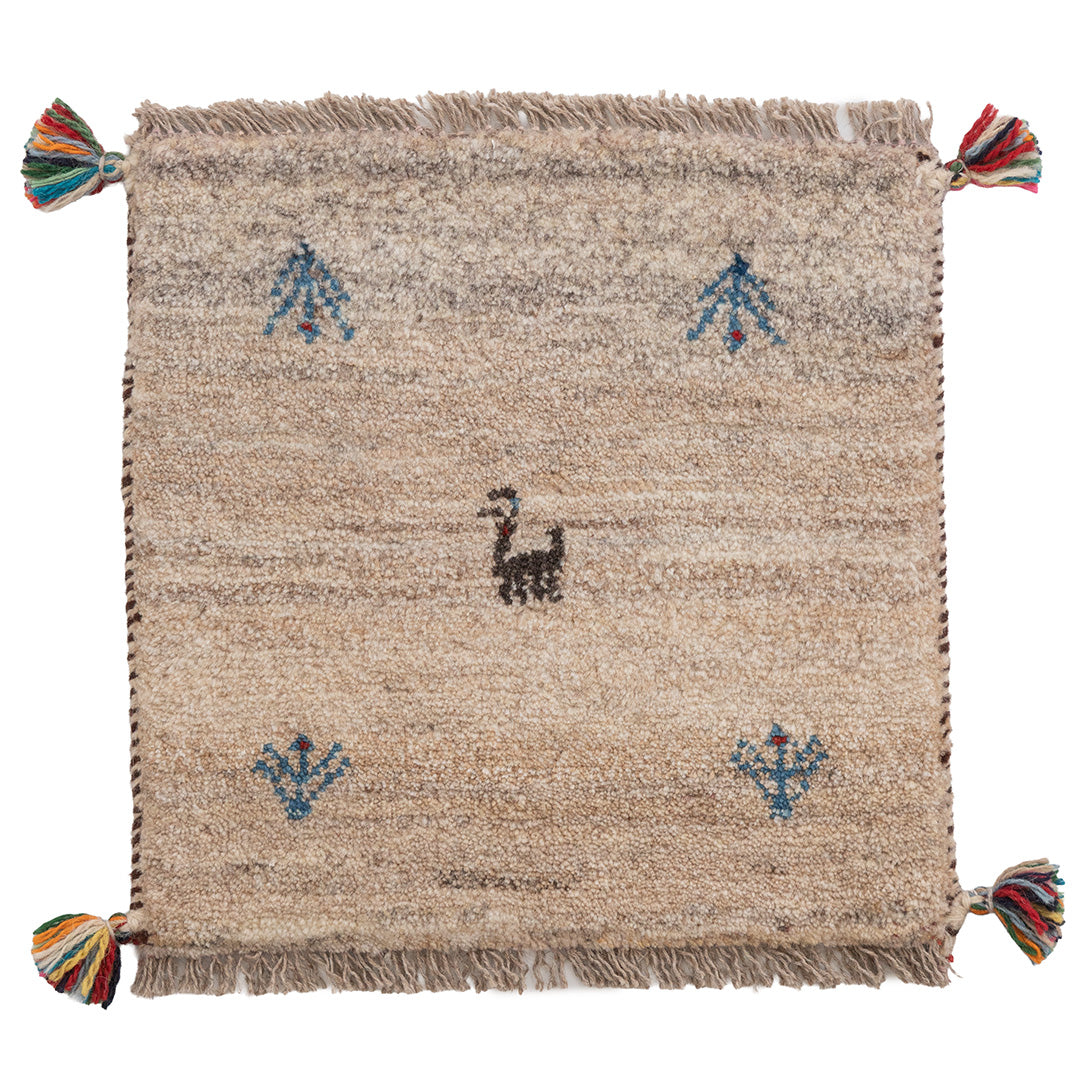 ギャッベ ペルシャ手織り絨毯 座布団 41×42cm – Persiadirect