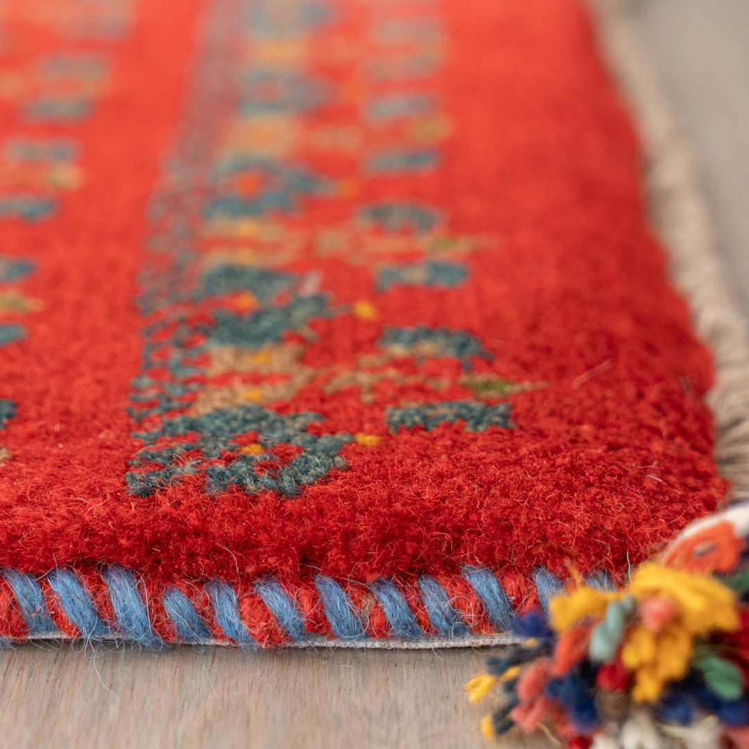 ギャッベ ペルシャ手織り絨毯 座布団 45×37cm – Persiadirect