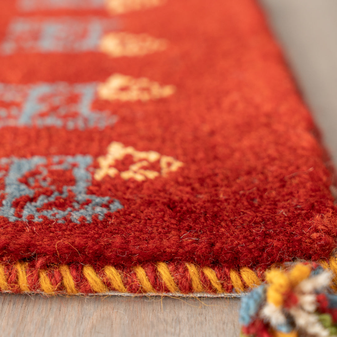 ギャッベ ペルシャ手織り絨毯 座布団 41×42cm – Persiadirect
