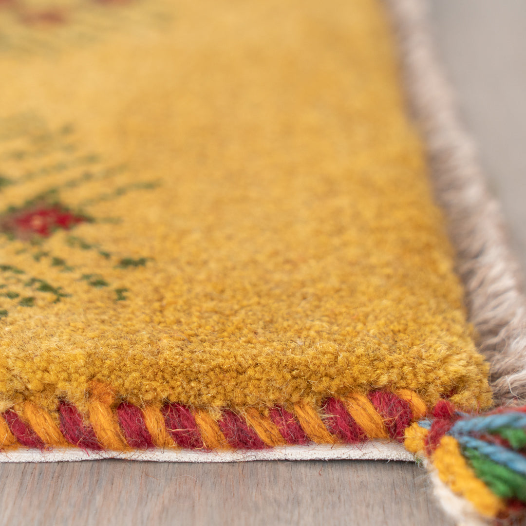 ギャッベ ペルシャ手織り絨毯 座布団 43×40cm – Persiadirect