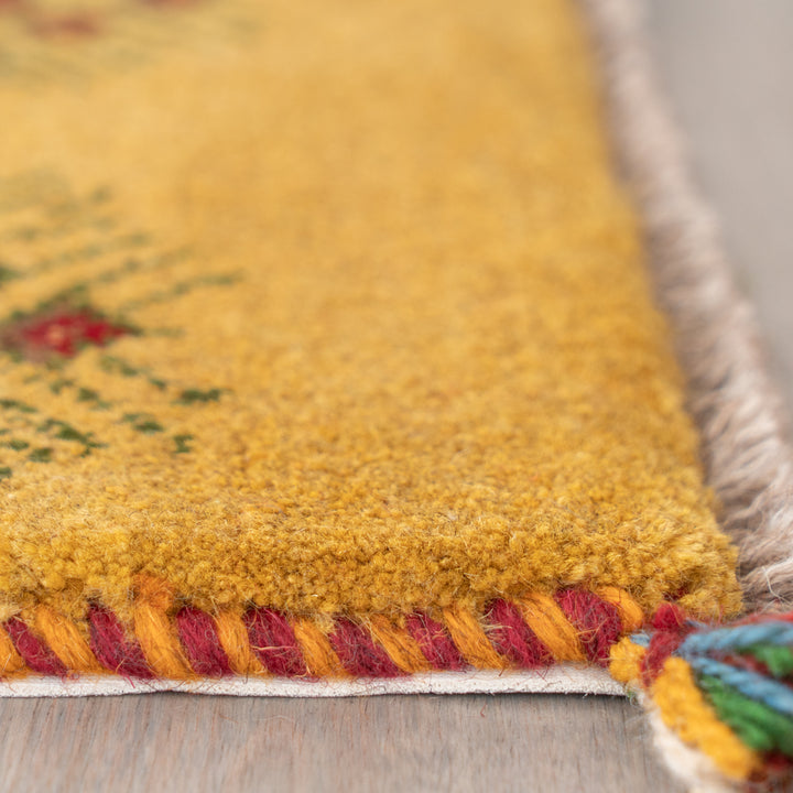 ギャッベ ペルシャ手織り絨毯 座布団 43×40cm – Persiadirect
