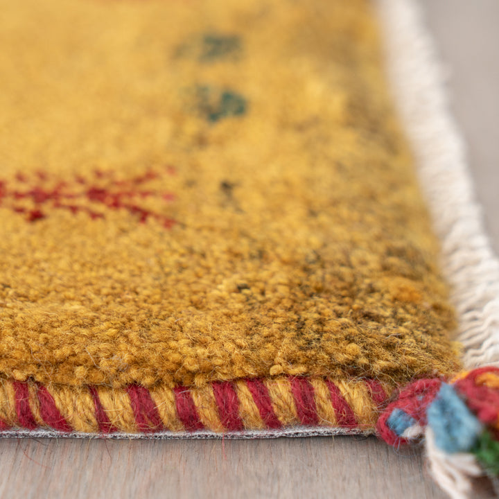 ギャッベ ペルシャ手織り絨毯 座布団 45×37cm – Persiadirect