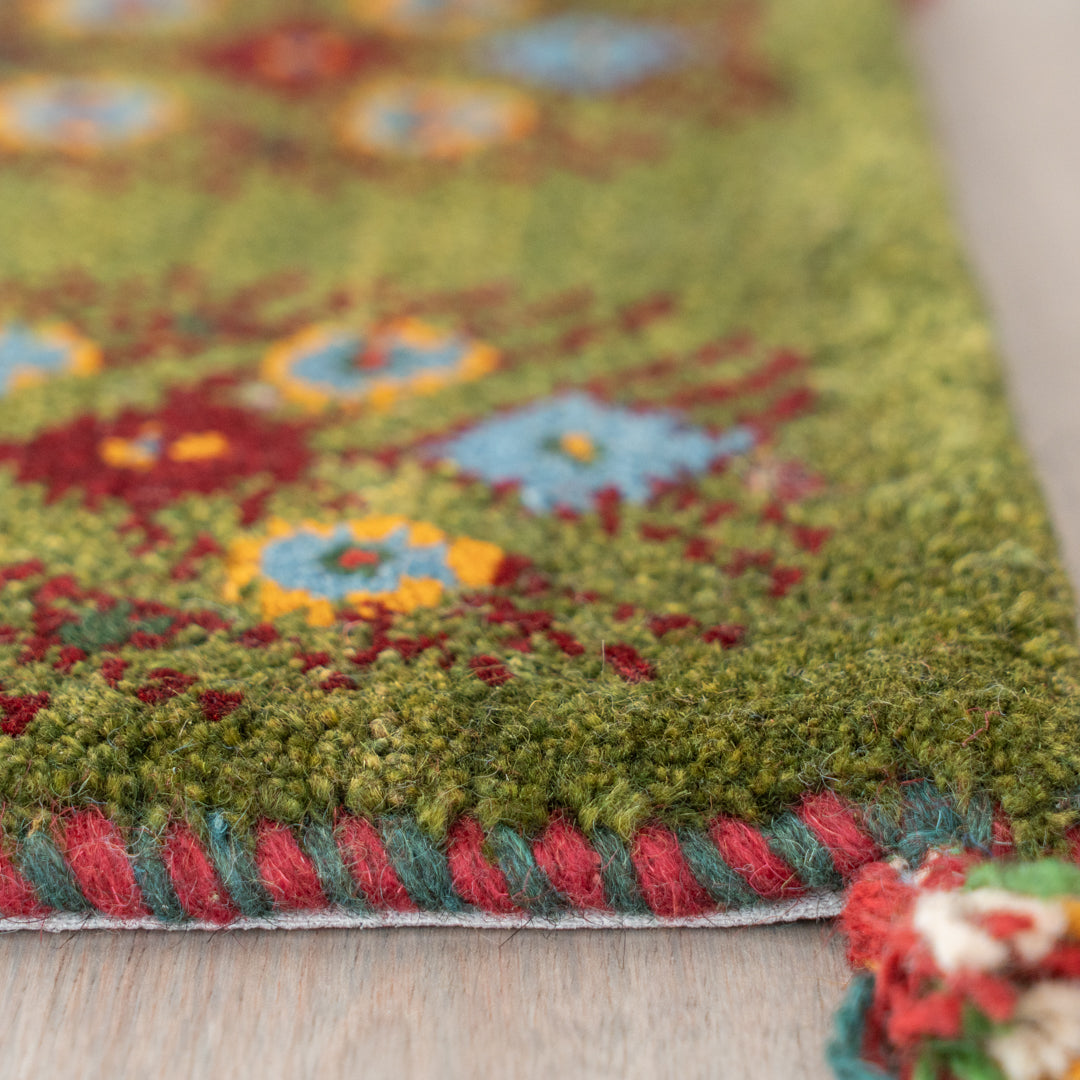 ギャッベ ペルシャ手織り絨毯 座布団 41×42cm – Persiadirect