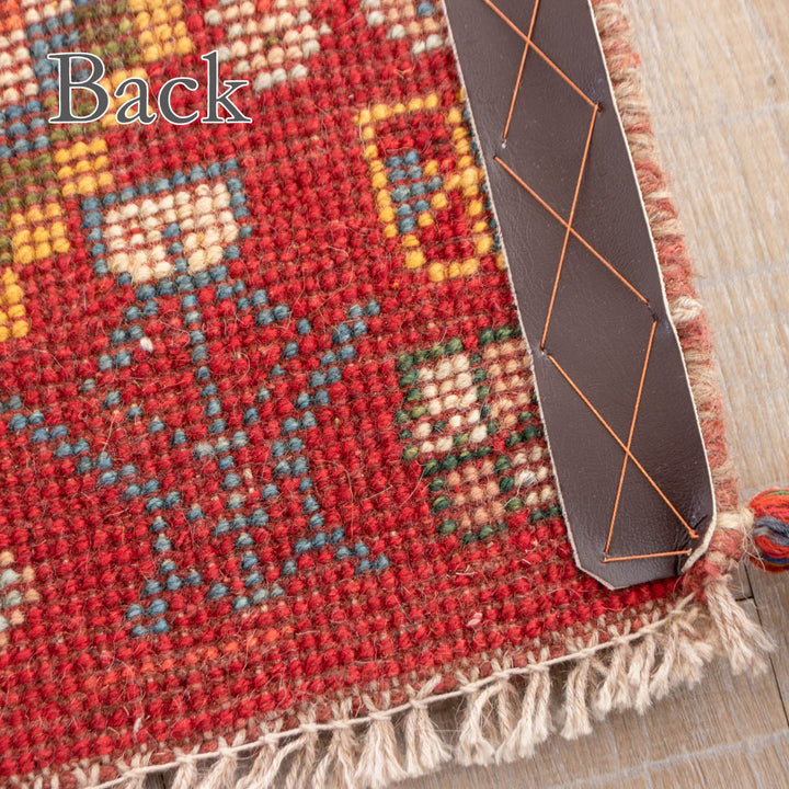 ペルシャ絨毯ギャッベ　玄関マット　手織り絨毯 ギャッベ ペルシャ手織り絨毯 玄関マット 47×48cm – Persiadirect