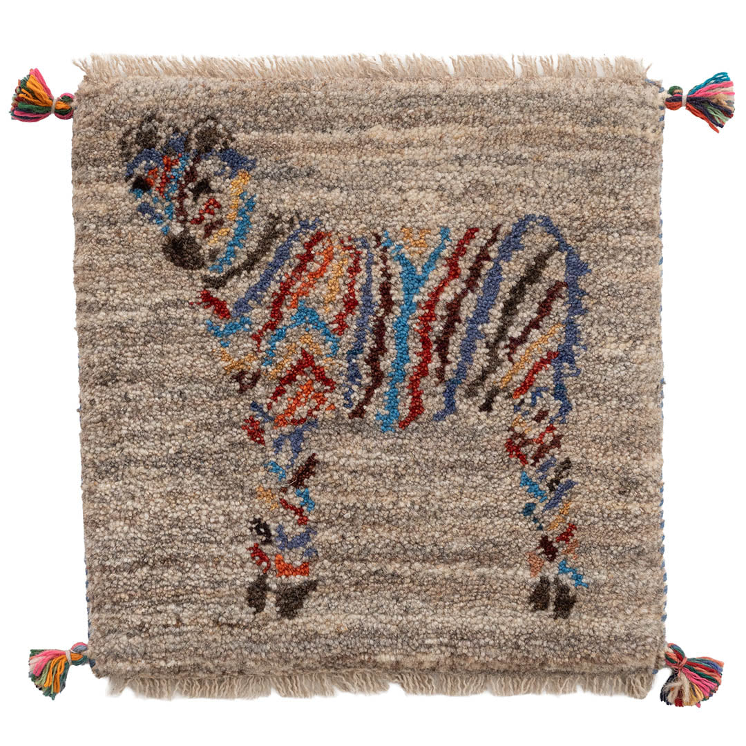 ギャッベ ペルシャ手織り絨毯 座布団 41×41cm – Persiadirect