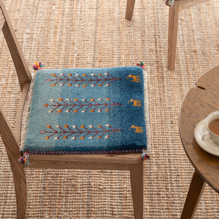 ギャッベ ペルシャ手織り絨毯 座布団 40×40cm – Persiadirect
