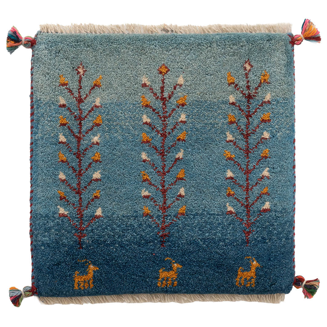 ギャッベ ペルシャ手織り絨毯 座布団 40×40cm – Persiadirect