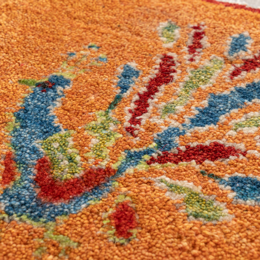 ギャッベ ペルシャ手織り絨毯 座布団 42×40cm – Persiadirect