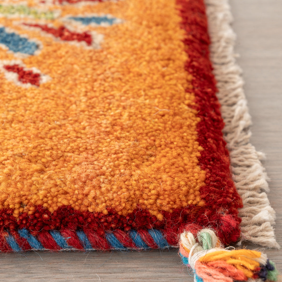 ギャッベ ペルシャ手織り絨毯 座布団 42×40cm – Persiadirect