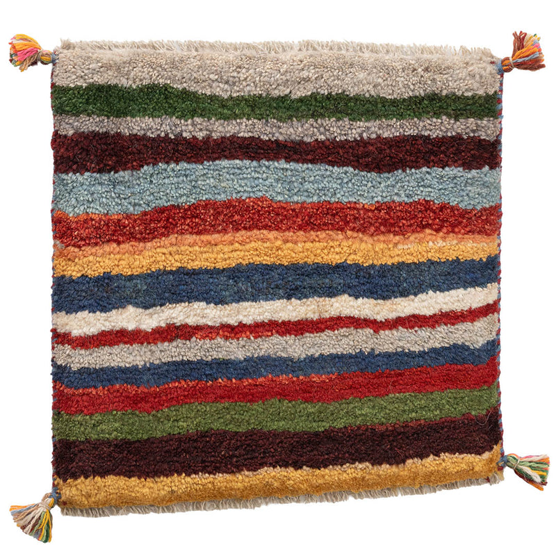 ギャッベ ペルシャ手織り絨毯 座布団 42×42cm – Persiadirect