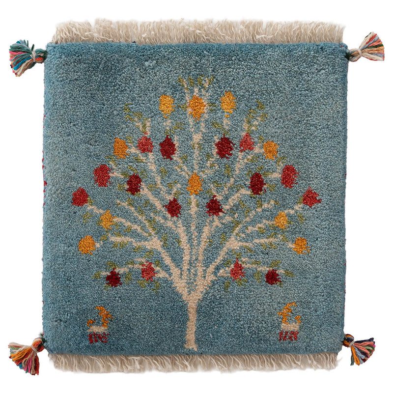 ギャッベ ペルシャ手織り絨毯 座布団 38×39cm – Persiadirect