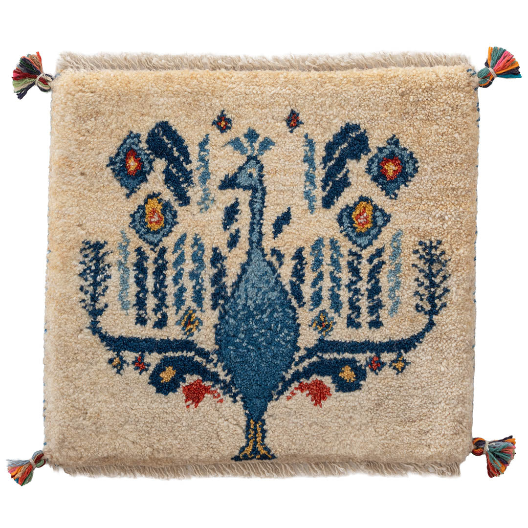 ギャッベ ペルシャ手織り絨毯 座布団 42×39cm – Persiadirect ギャッベ ペルシャ手織り絨毯 座布団 42×39cm – Persiadirect