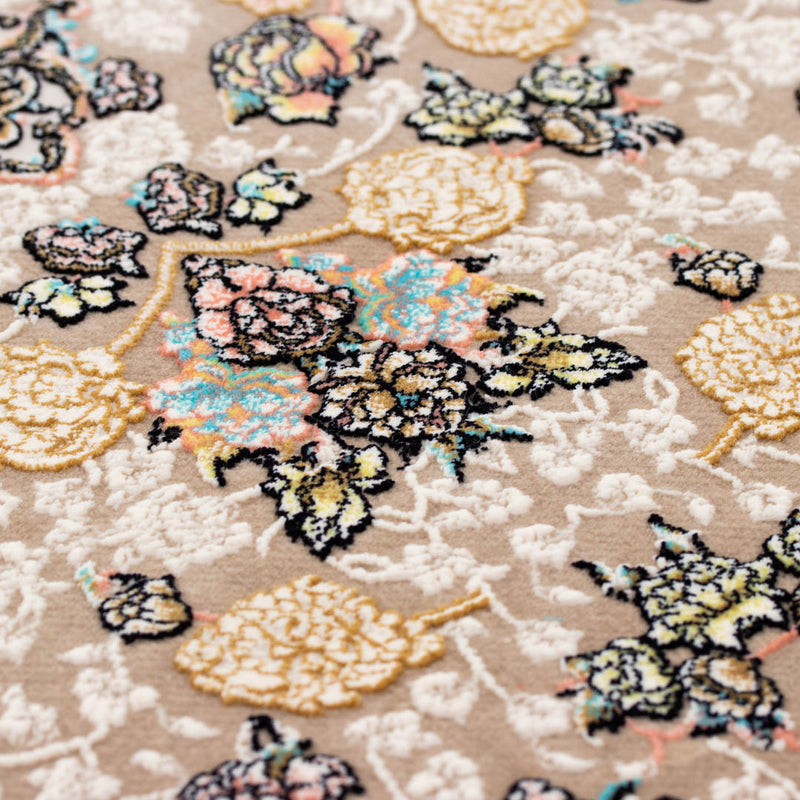 ペルシャ絨毯（機械織）　スーザン柄　ネスカフェ　60×180cm