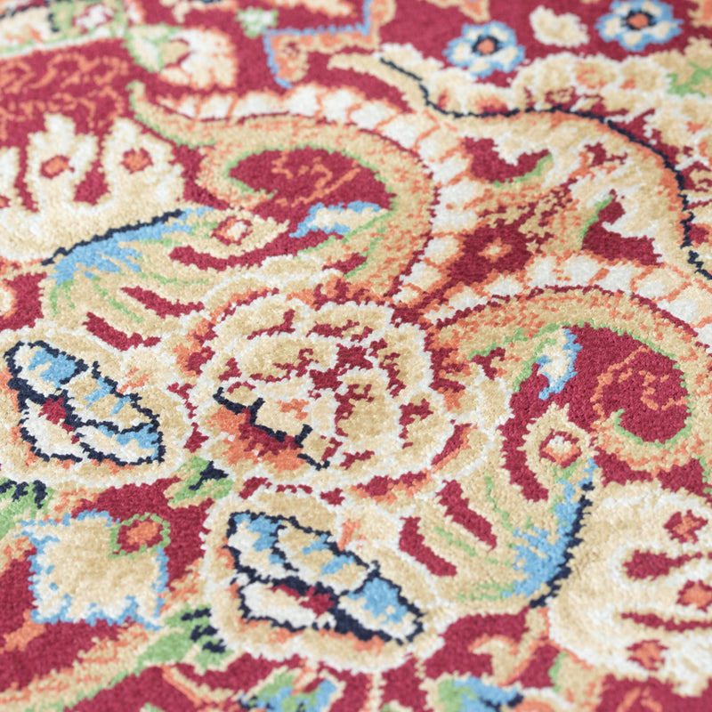 ペルシャ絨毯（機械織り） バンブーシルク 約250×350cm リビングサイズ