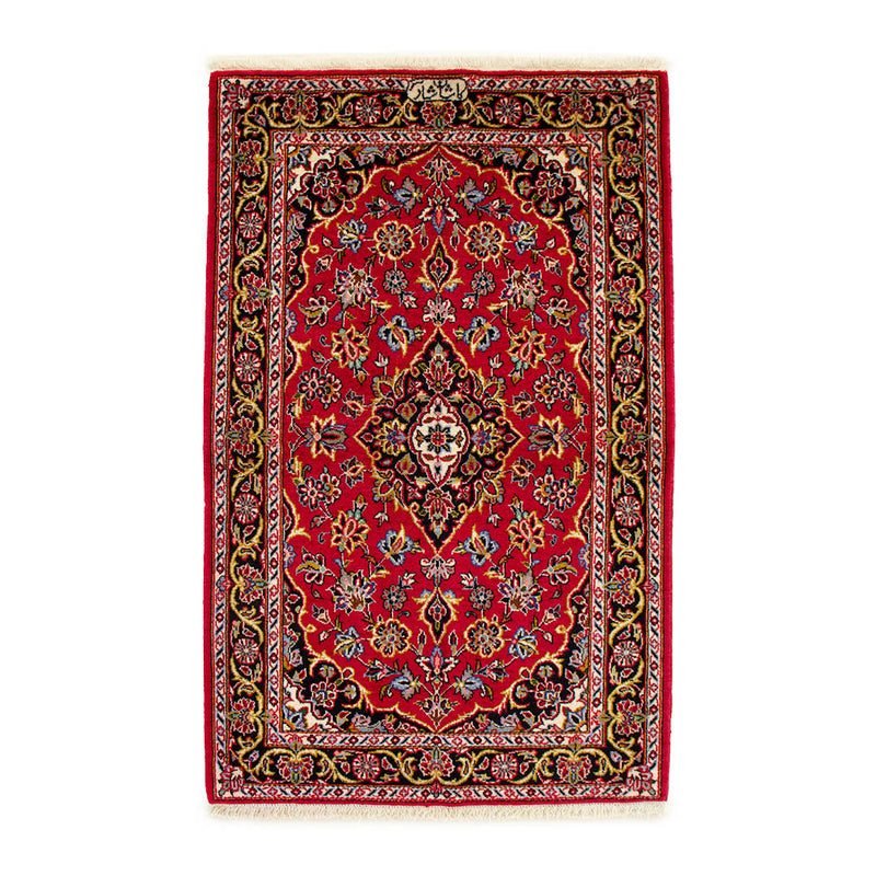 ペルシャ絨毯（手織り）　約75×120cm　玄関マットLサイズ