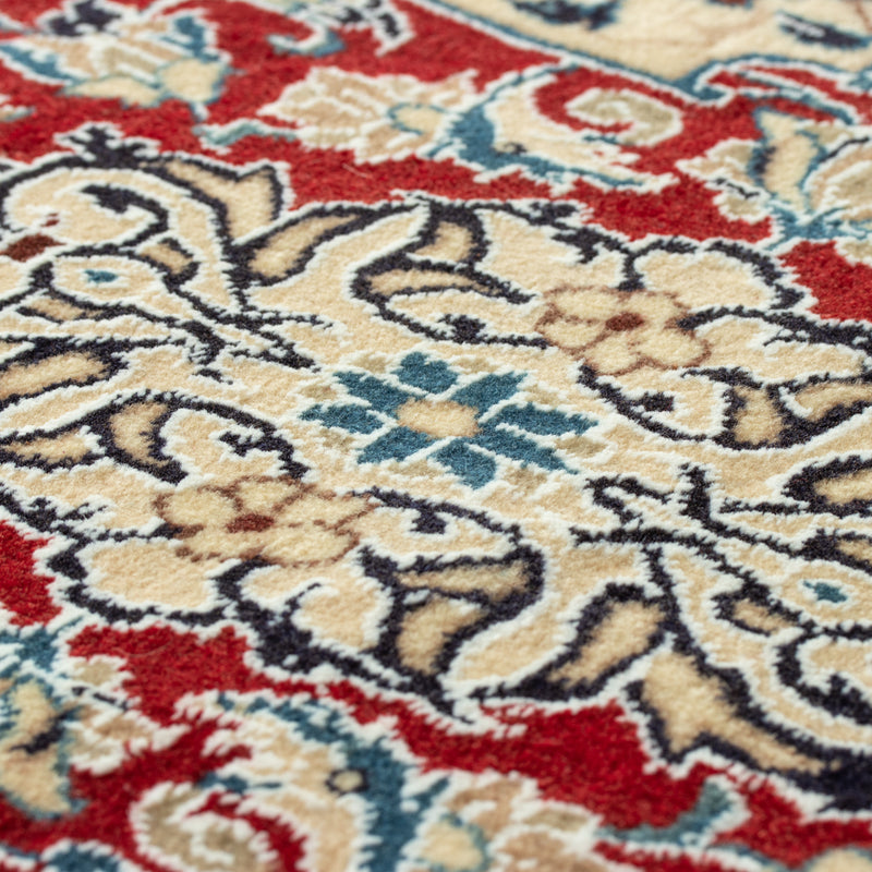 ペルシャ絨毯（手織り）　約60×90cm　玄関マットMサイズ