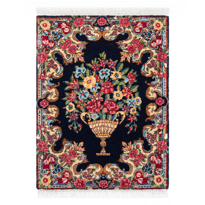 ペルシャ絨毯（手織り）　約60×90cm　玄関マットMサイズ