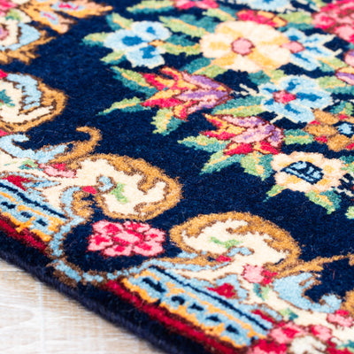 ペルシャ絨毯（手織り）　約60×90cm　玄関マットMサイズ
