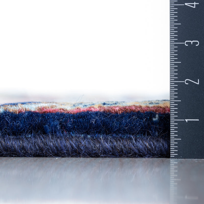 ペルシャ絨毯（手織り）　約60×90cm　玄関マットMサイズ