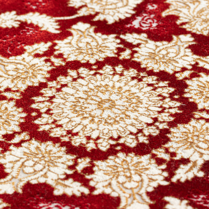 ペルシャ絨毯（機械織）　マールー柄　レッド　100×150cm
