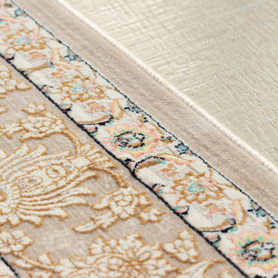 ペルシャ絨毯（機械織）　マールー柄　ネスカフェ　100×150cm