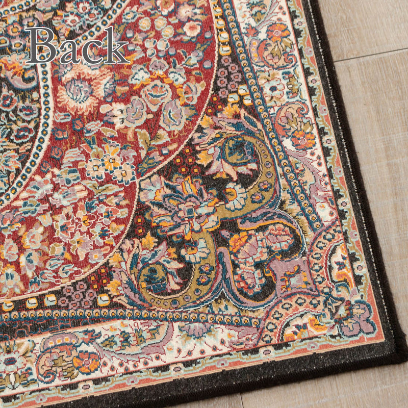 ペルシャ絨毯（機械織）　ハスティ柄　レッド　100×150cm