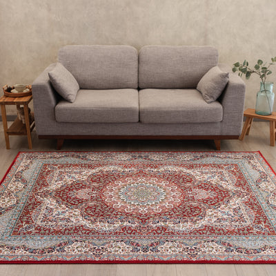 ペルシャ絨毯（機械織）　サーラール柄　レッド　150×200cm