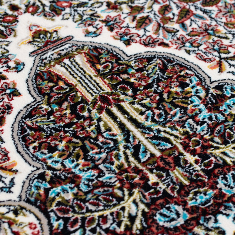 ペルシャ絨毯（機械織）　ゴルリーズ柄　ベージュ　150×200cm