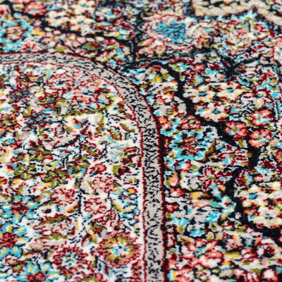 ペルシャ絨毯（機械織）　ゴルリーズ柄　ベージュ　50×80cm