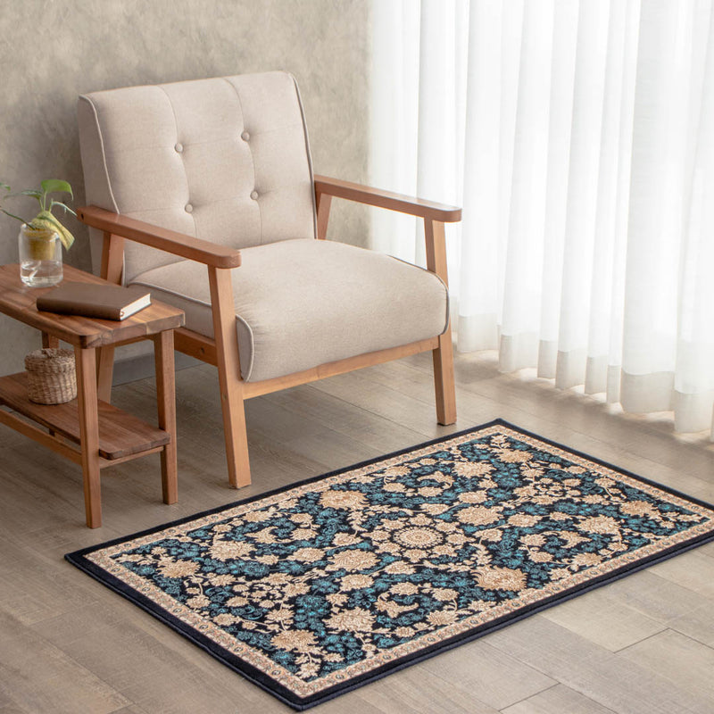 ペルシャ絨毯（機械織）　マールー柄　コン　75×120cm