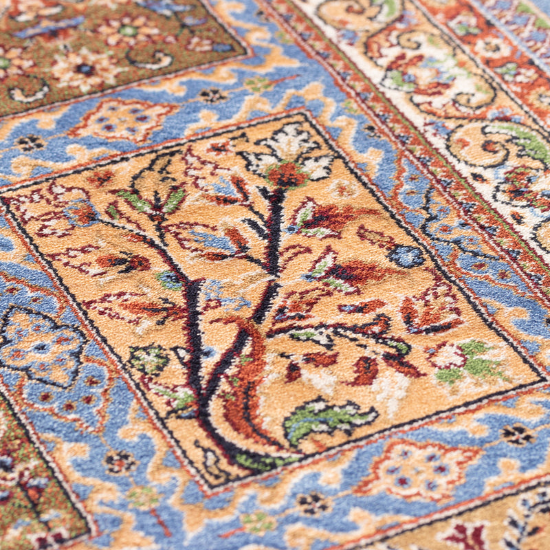 ペルシャ絨毯（機械織） バンブーシルク 約60×90cm 玄関マットサイズ